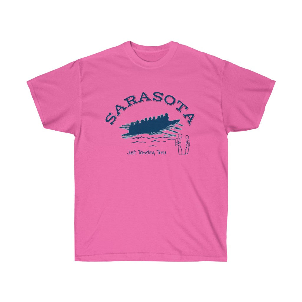 Just Traveling Thru - Sarasota Rowing - Unisex T-Shirt